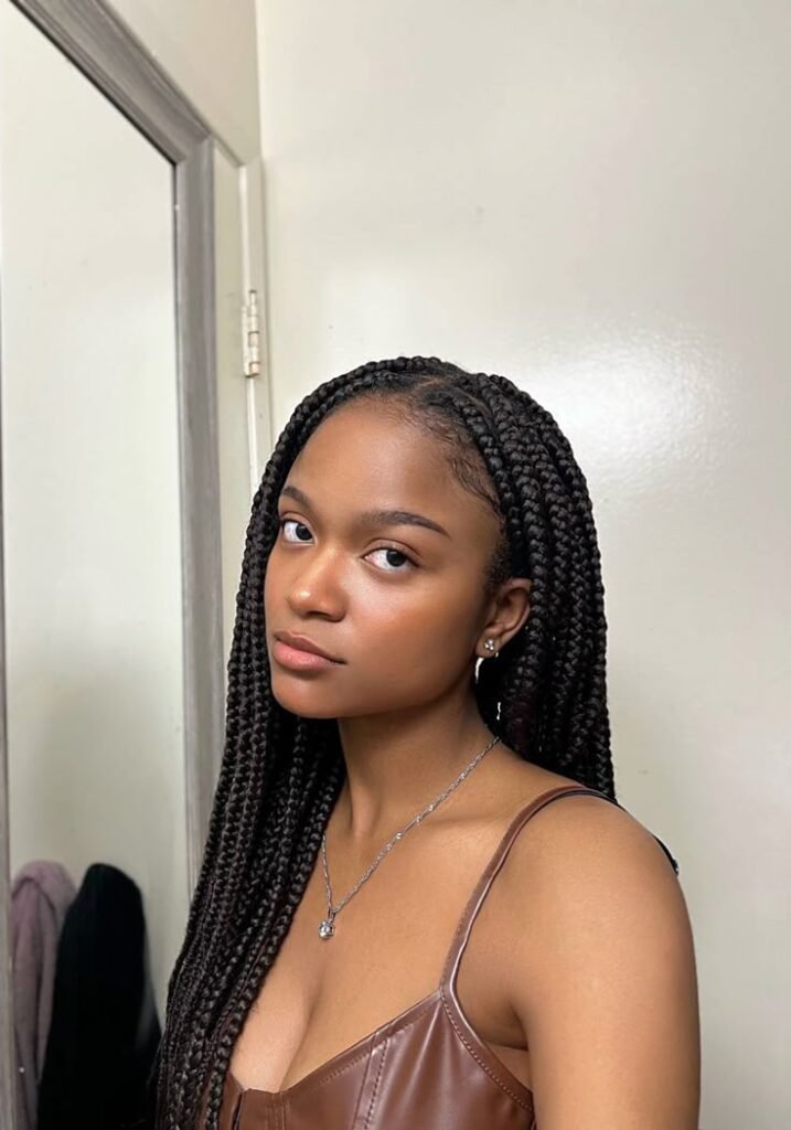 Box braids in #4